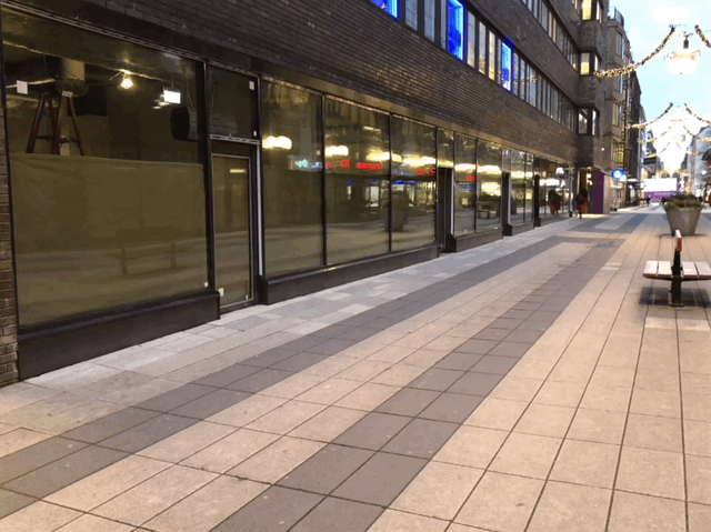 Glaspartier Drottninggatan