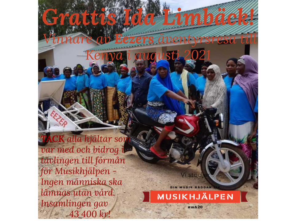 Grattis Ida! Vinnaren av äventyrsresan till Kenya!